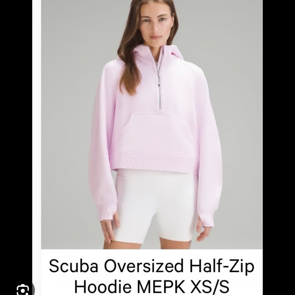 lululemon Scuba Oversized Half-Zip Hoodie MEPK XS/S